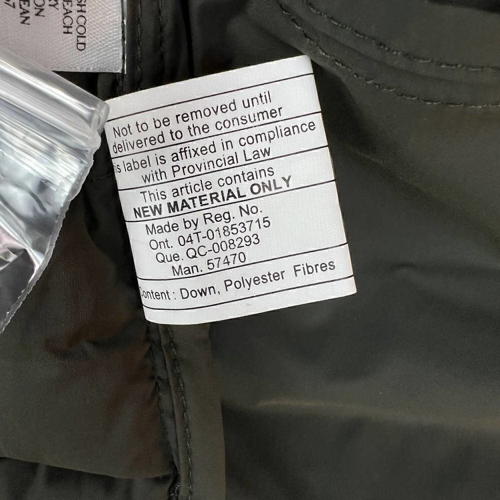 Dylan Gray Men Olive Green Shift Down Full-Zip Quilted Winter Puffer Jacket US L - Picture 11 of 13